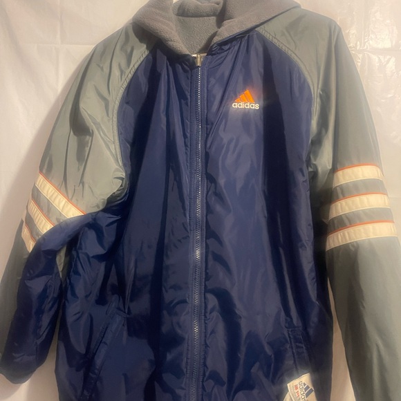 Adidas Blue and Gray Jacket - Picture 7 of 12